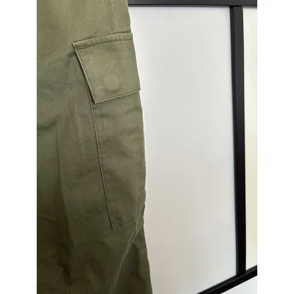 Polo Ralph Lauren Utility Cargo Pants Slim Fit Olive Green Size 34x30 Preppy NWT